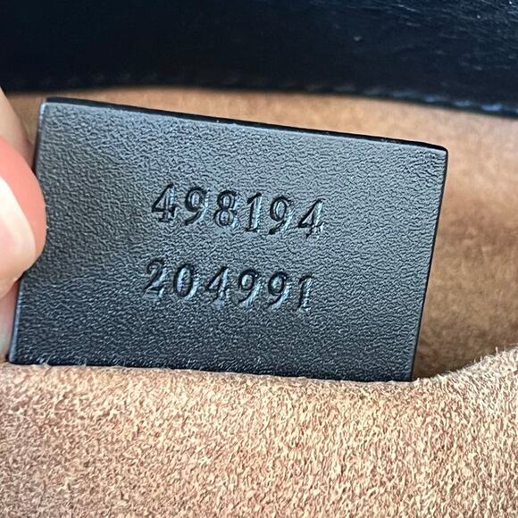 GG Supreme Monogram Calfskin Padlock Backpack Beige Cuir Black - Picture 15 of 15